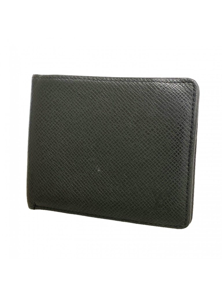 Louis Vuitton Card Case Taiga Portobier 9 Cult Cles Ardoise